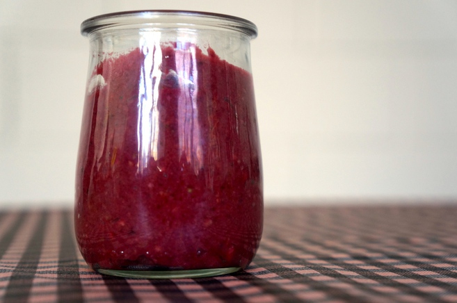 Pesto de remolacha y pistacho