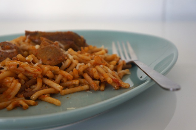 Receta de fin de mes: fideos a la cazuela