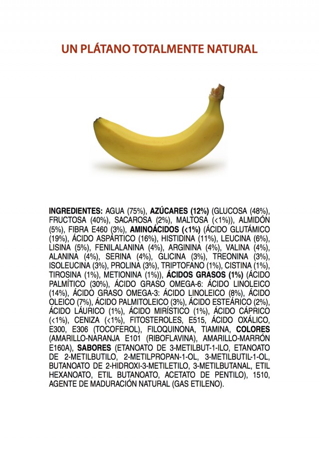 Alimentos 100% naturales llenos de química