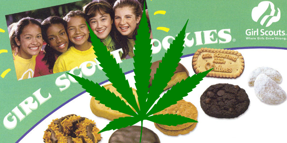 El mejor negocio de las girl scouts: galletas para los fumadores de maría