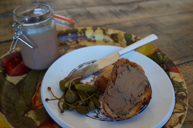 Paté de ave con manzana