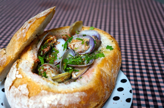Receta invitada: almejas a la bahiana