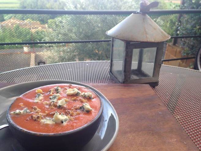 Receta invitada: sopa de sandía, curry y chile de Carlos