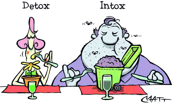 Si esto es 'detox', pásame el whisky