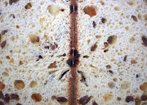 Panettone de pasas y fruta a lo Roschard