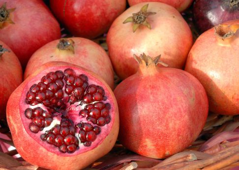 Granadas a punto de caramelo