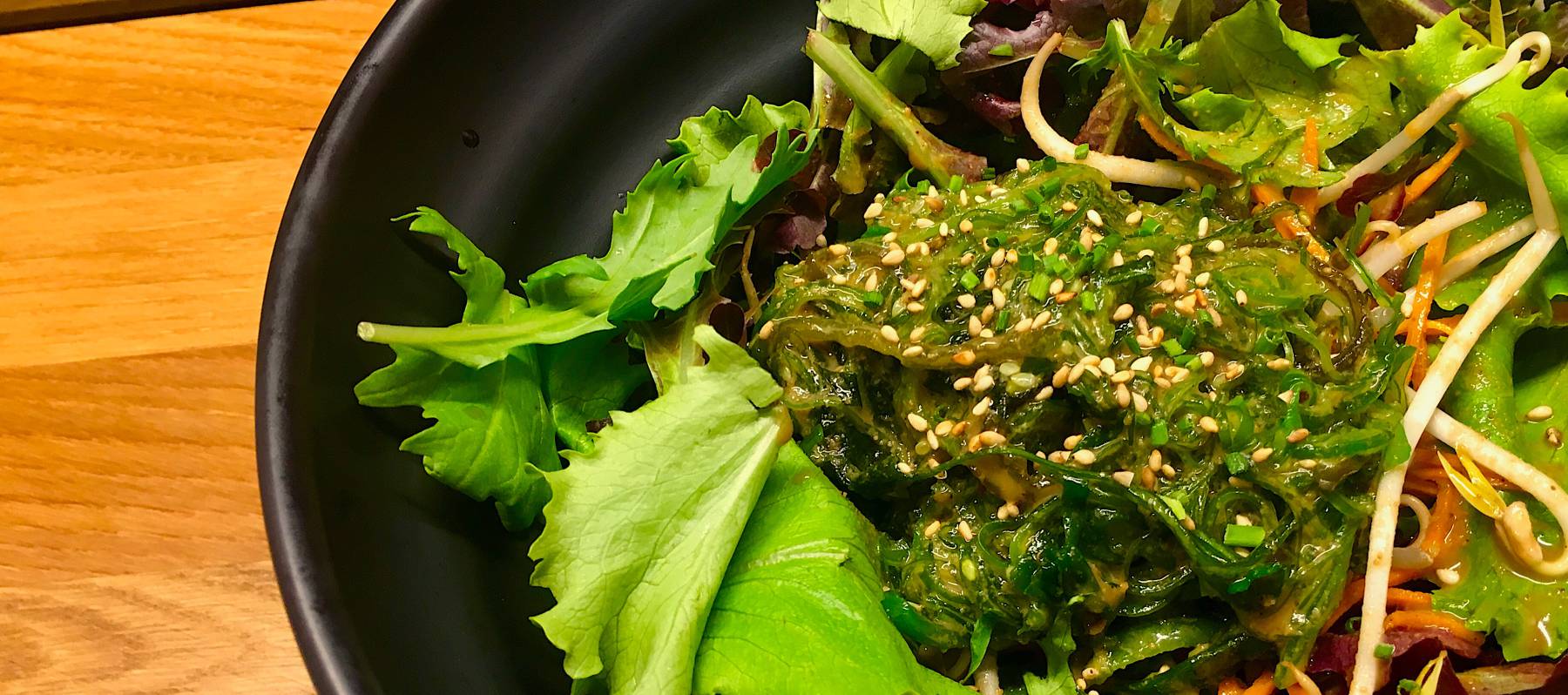 Japanese Sea Vegetable Salad with Noodles.