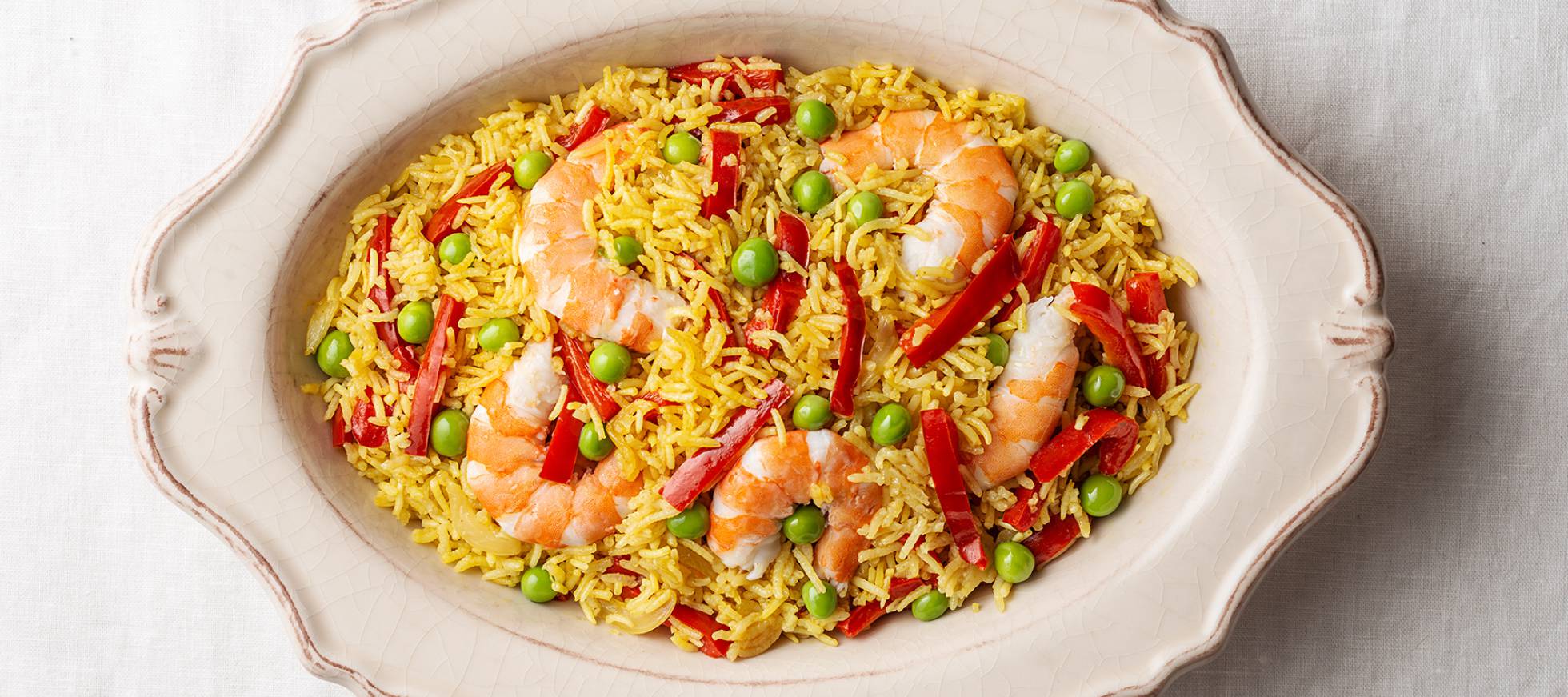 Arroz 'pilaf' de verduras y langostinos Recetas El Comidista EL PAÍS