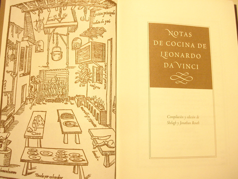 La falsa cocina de Leonardo Da Vinci