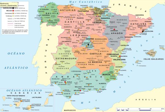 ¿Sabes localizar las provincias españolas? (TEST)
