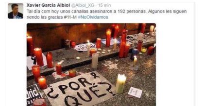¿Qué pretendía García Albiol escribiendo esto el 11-M?