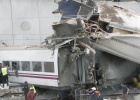 Grave accidente ferroviario en Santiago de Compostela