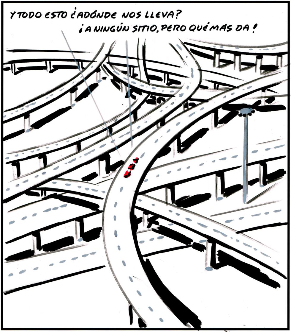 Resultado de imagen para viñetas de El Roto sobre los coches