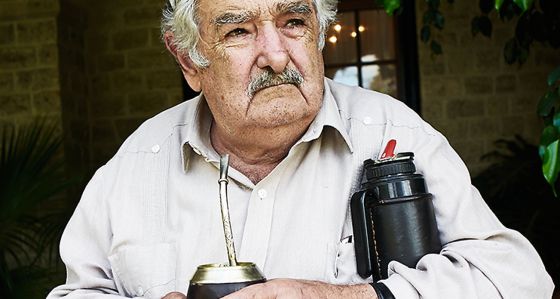 Mujica en Anchorena, una finca de más de mil trescientas hectáreas que un argentino regaló al Gobierno uruguayo para que fuera la residencia de verano del presidente. 