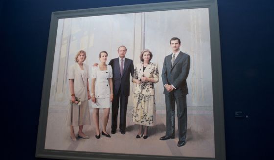 El retrato de la familia real, de Antonio López.