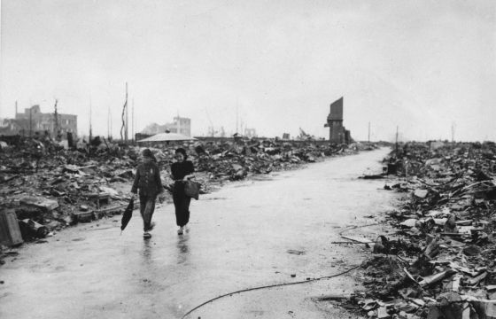 Imagen tomada el 8 de septiembre de 1945 de lo que quedaba de Hiroshima.