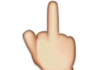 La "peineta" por fin llega a los 'emojis'