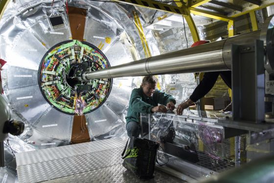 Detector CMS del LHC, en Ginebra