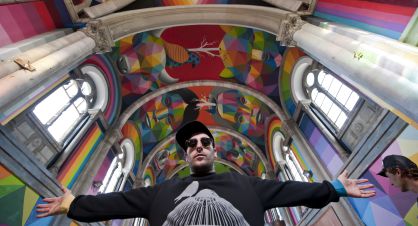 Habla el hombre que ha convertido una iglesia en una psicodélica pista de 'skate'