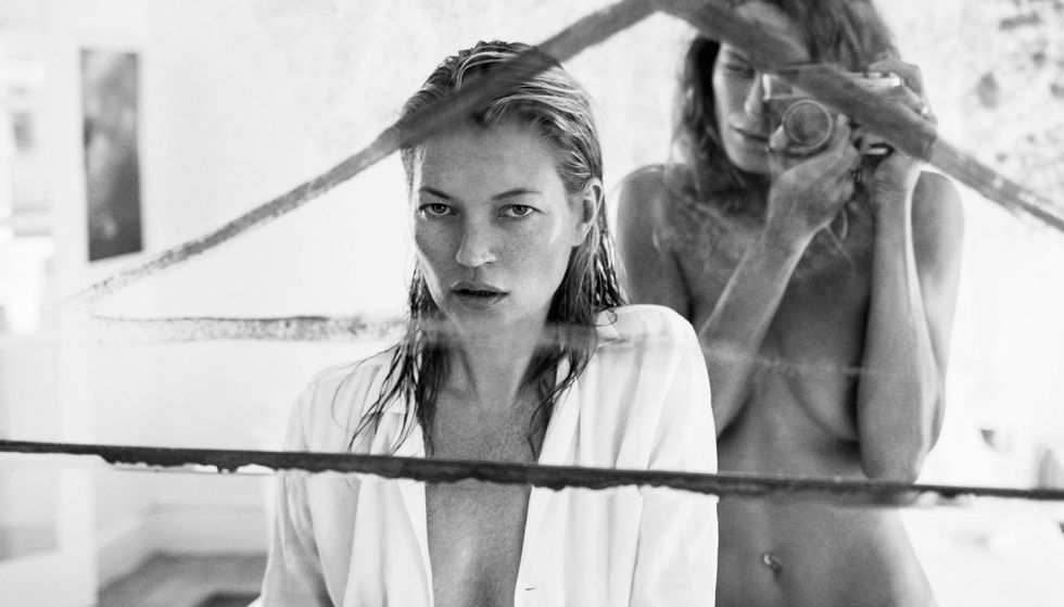 Kate Moss al natural por Daria Werbowy