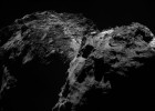 El cometa 67P en cuya superficie est&aacute; posada la sonda 'Philae'