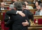 La investidura de Puigdemont y el adiós de Mas