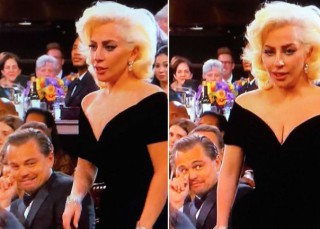 El susto de Lady Gaga a DiCaprio y el aburrimiento general: Así fue la gala de los Globos de Oro