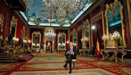 El salón era el mensaje