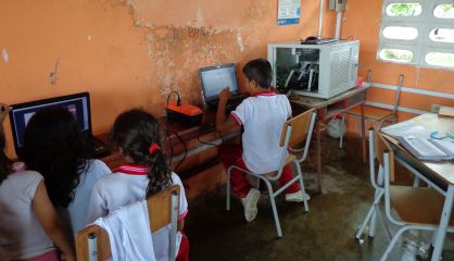 Escuela en la zona rural de Cartagena del Chairá.
