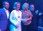 De izquierda a derecha: Bjorn Ulvaeus, Anni-Frid Lyngstad,  Agnetha Faltskog y Benny Andersson.
