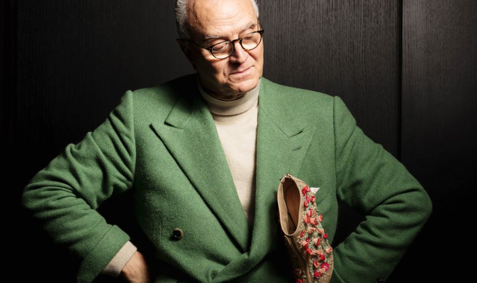 Manolo Blahnik el pasado jueves en Barcelona.