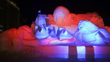 El festival de esculturas de nieve japonés con dos millones de asistentes