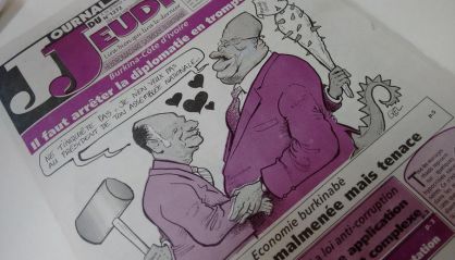 Imagen de una revista satírica colgada en Twitter por el usuario @y_jus el pasado 4 de febrero.