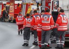 Personal de emergencias cerca del lugar del accidente en Alemania.