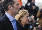 La infanta Cristina e I&ntilde;aki Urdangarin llegan a los juzgados de Palma.