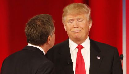 Trump, el sábado en el debate de los candidatos republicanos.