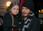 David Beckham y su hija Harper el pasado 14 de febrero en Nueva York.