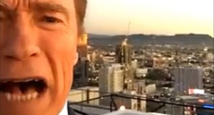Un vídeo de 8 segundos de Schwarzenegger triunfa en Snapchat
