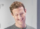 El fundador de Facebook, Mark Zuckerberg, hoy en su charla del MWC.