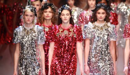 El desfile de Dolce & Gabbana en Mil&aacute;n.