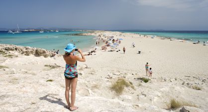 Ses Illetes beach in Formentera.