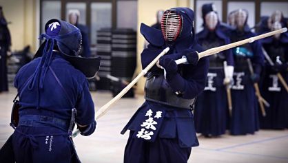 El sensei Nagamatsu durante la clase magistral.