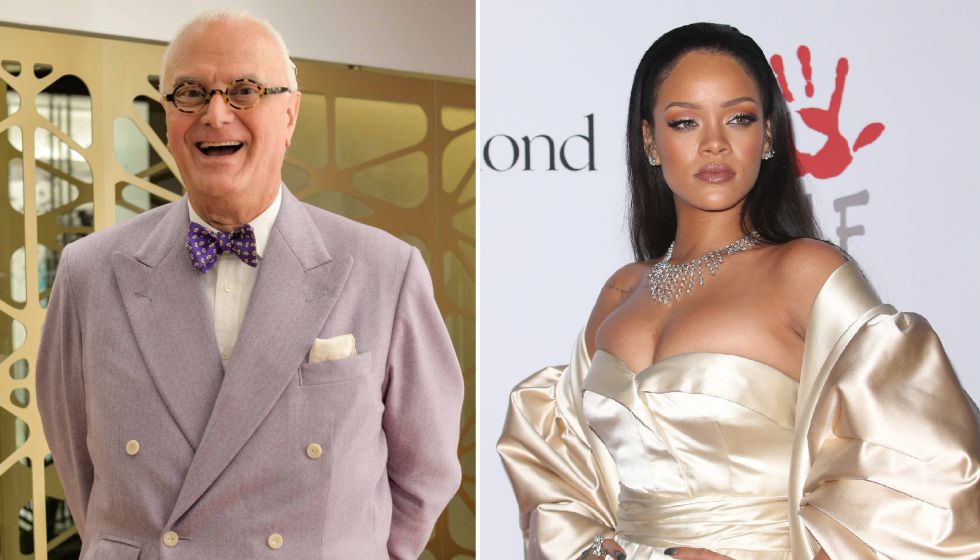 Manolo Blahnik y Rihanna.