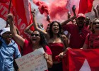 Manifestación en apoyo a Lula