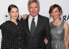 Georgia Ford, Harrison Ford y Calista Flockhart.