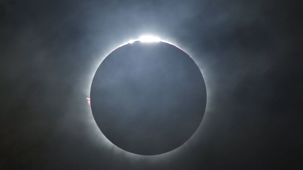 O eclipse solar que o sudeste asiático observou nesta quarta