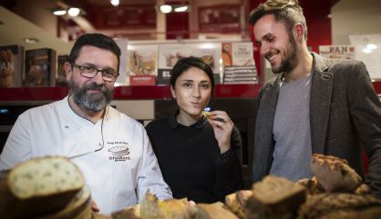 De izquierda a derecha, Josep Antoni Ribas, Anna Bellsolà y Jordi Morera.