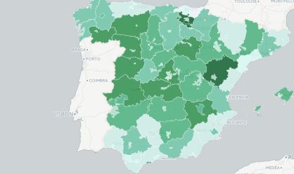 ¿Dónde se compraron las casas más grandes y las más pequeñas en 2015?
