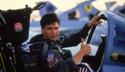 Tom Cruise interpreta a Pete 'Maverick' Mitchell en 'Top gun'. rn 