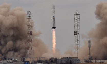 La misión despega del cosmódromo de Baikonur.